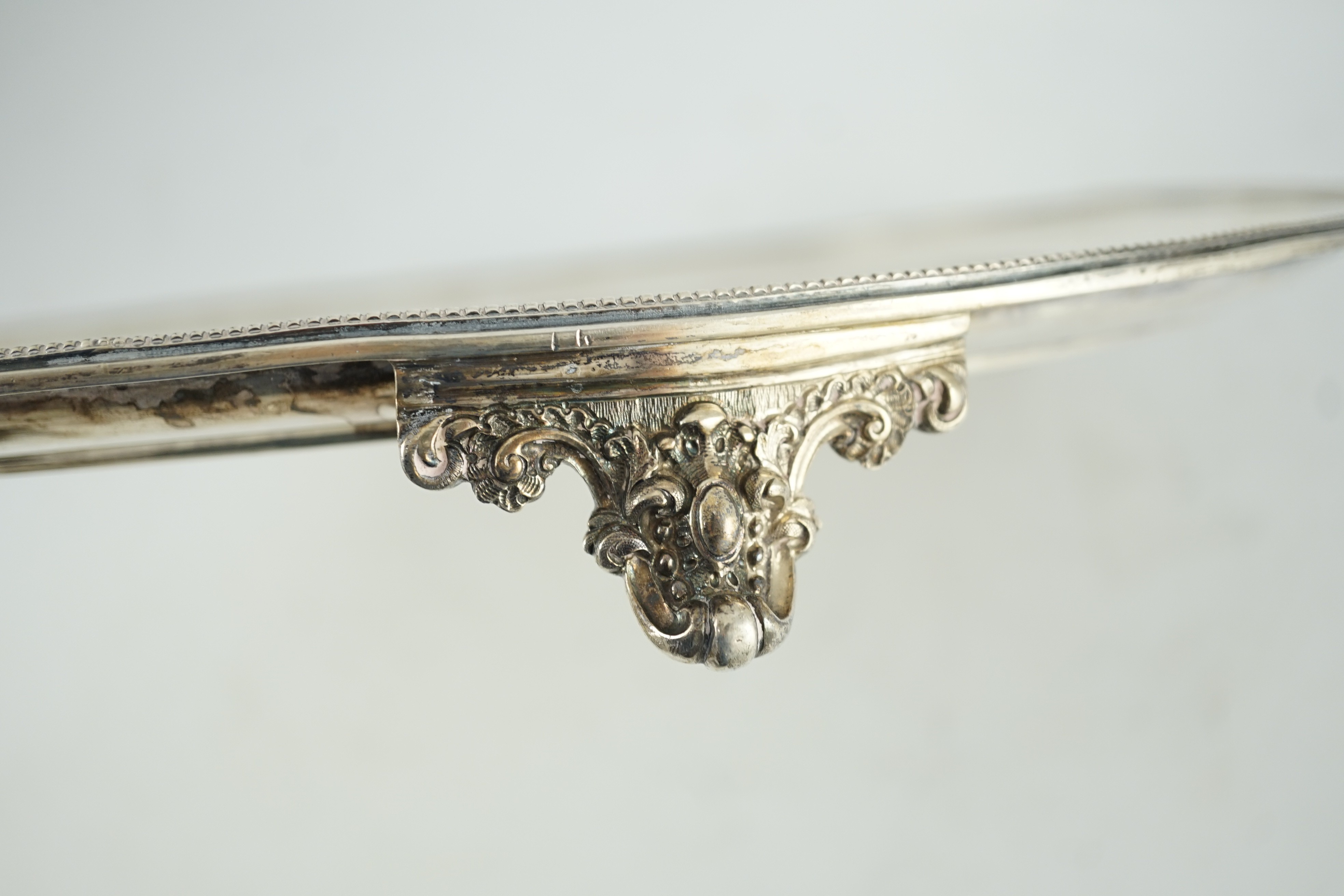 A Victorian silver salver, by Josiah Williams & Co